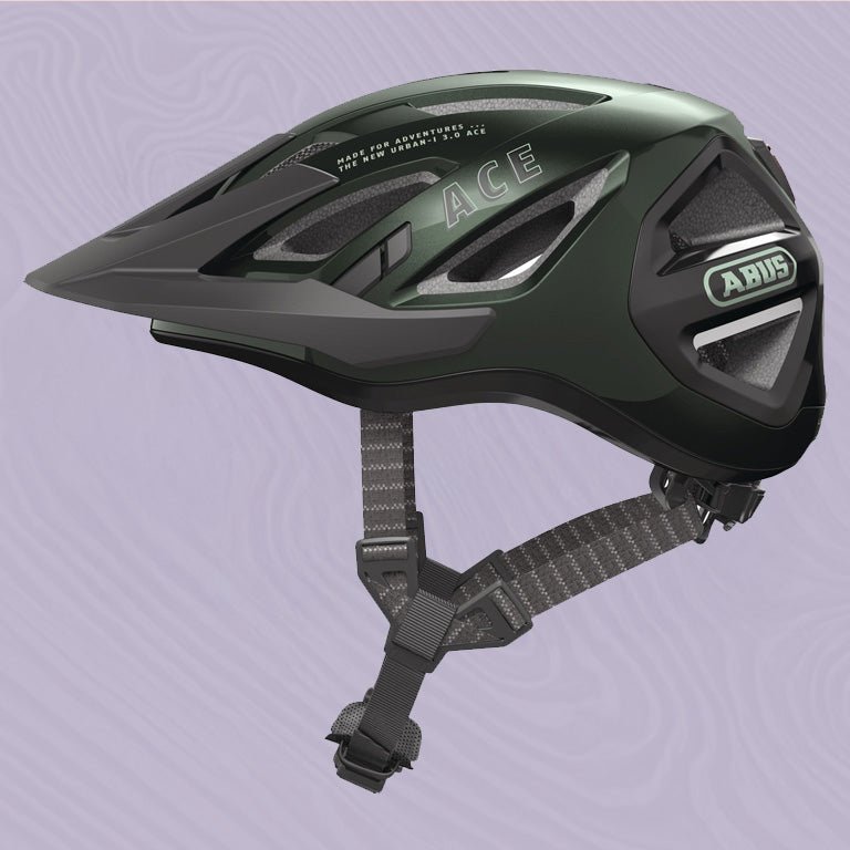 ABUS Urban-I 3.0 ACE – Sporty City Bike Helmet with USB Rear Light