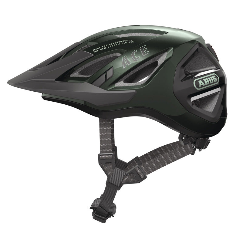 ABUS Urban-I 3.0 ACE – Sporty City Bike Helmet with USB Rear Light