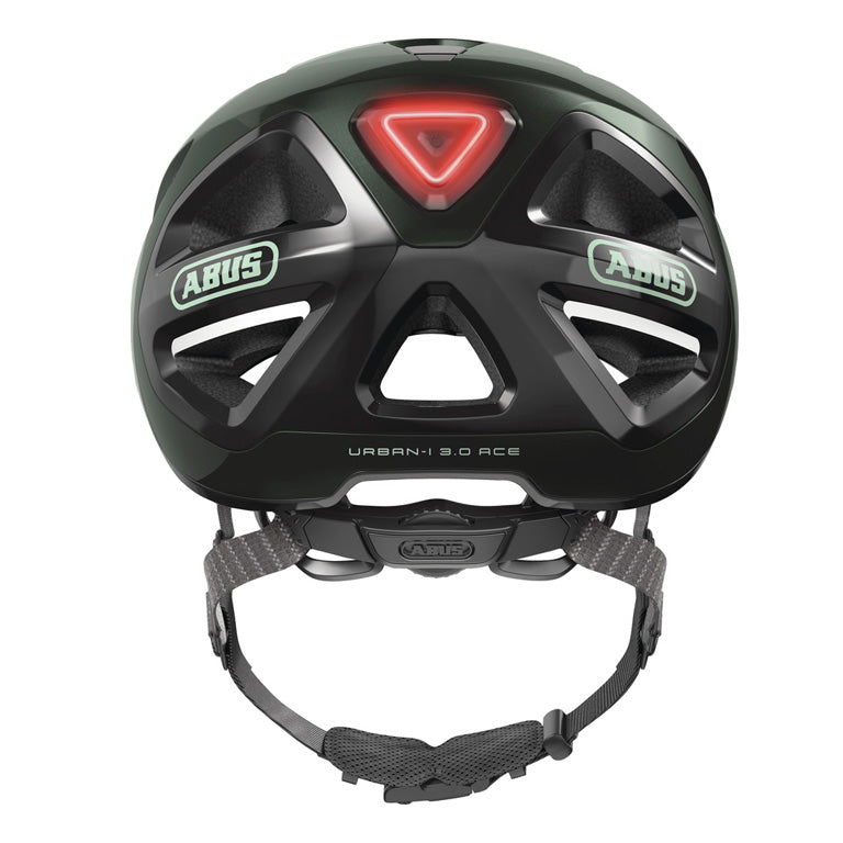 ABUS Urban-I 3.0 ACE – Sporty City Bike Helmet with USB Rear Light